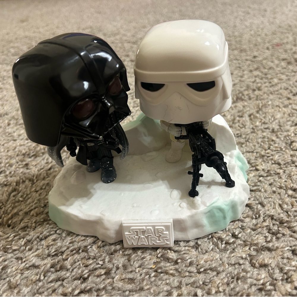 POP Funko Deluxe Star Wars: Battle at Echo Base Series Darth Vader Snow-trooper